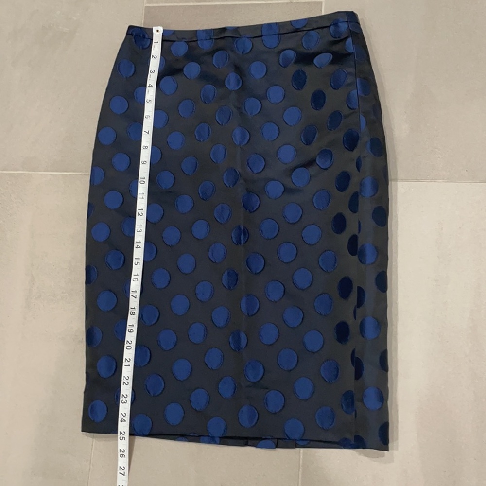 J Crew pencil skirt in dot brocade - Picture 9 of 16